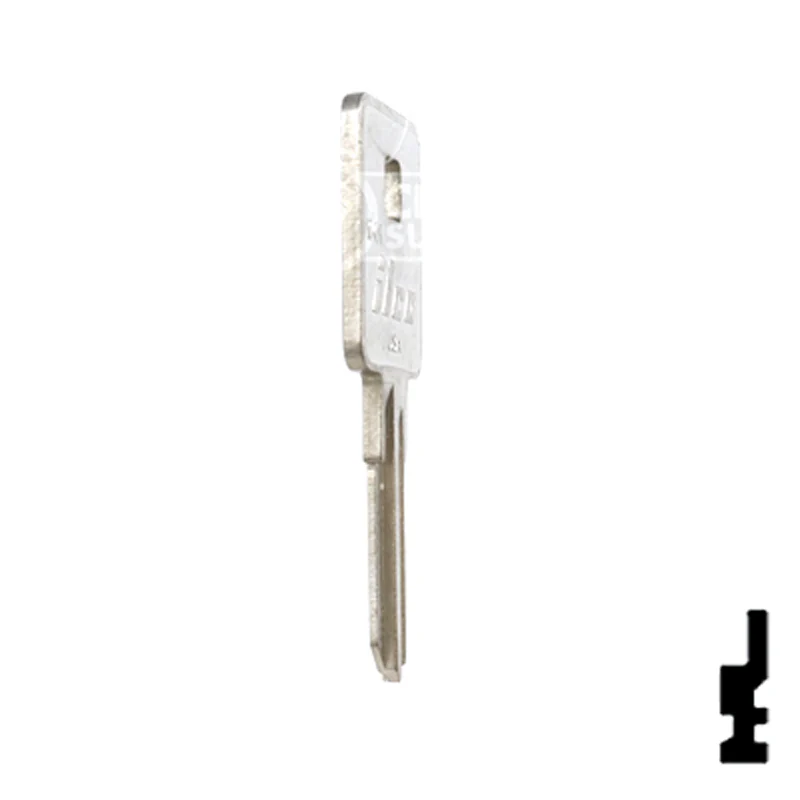 Uncut Key Blank | TriMark | 1601, TM1 - Image 7