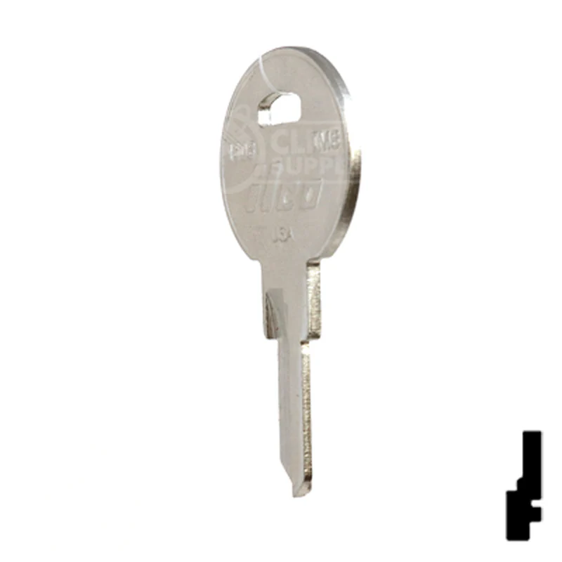 Uncut Key Blank | TriMark | 1608, TM8 - Image 22