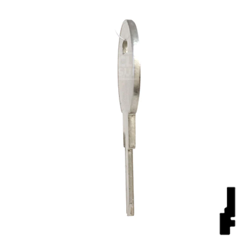 Uncut Key Blank | TriMark | 1608, TM8 - Image 7