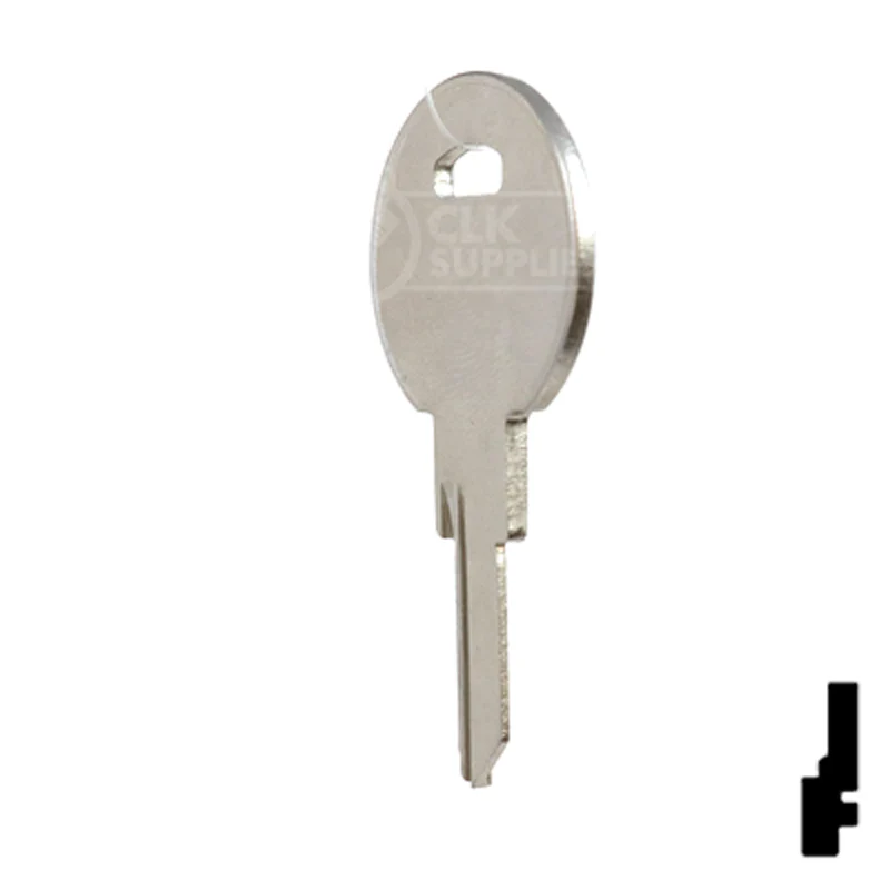 Uncut Key Blank | TriMark | 1608, TM8 - Image 9
