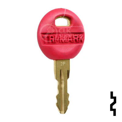 Precut Key Blank | TriMark | 1622, KS201, 2P Master (Red) - Image 3