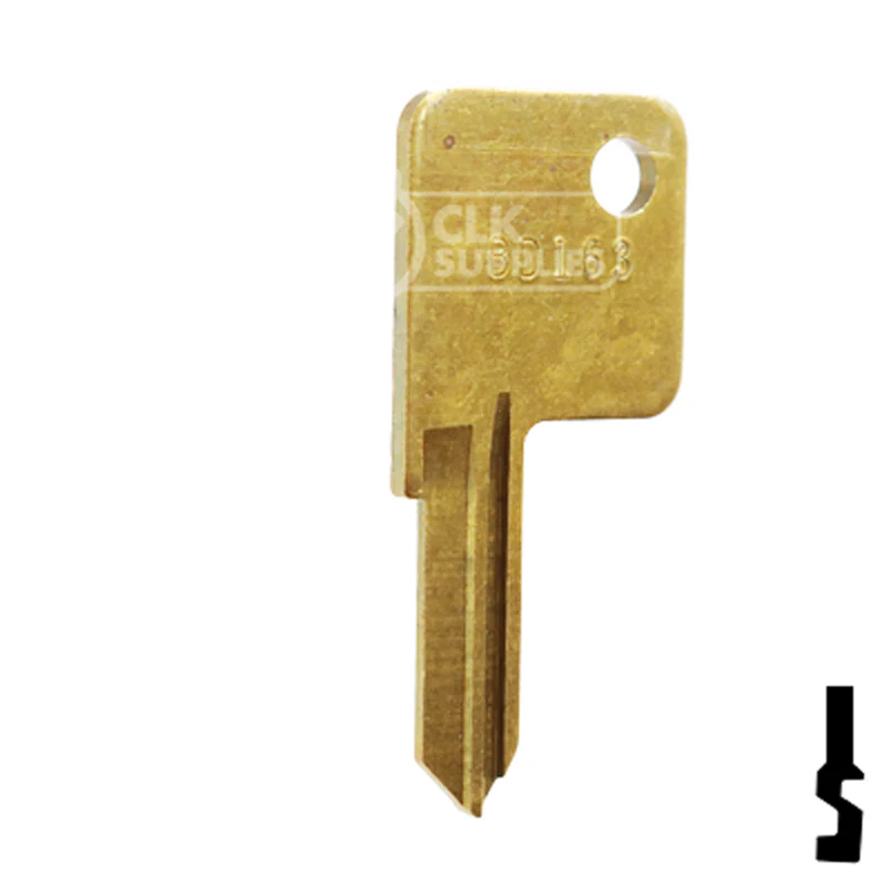 Uncut Key Blank | TriMark | BD163 - Image 3
