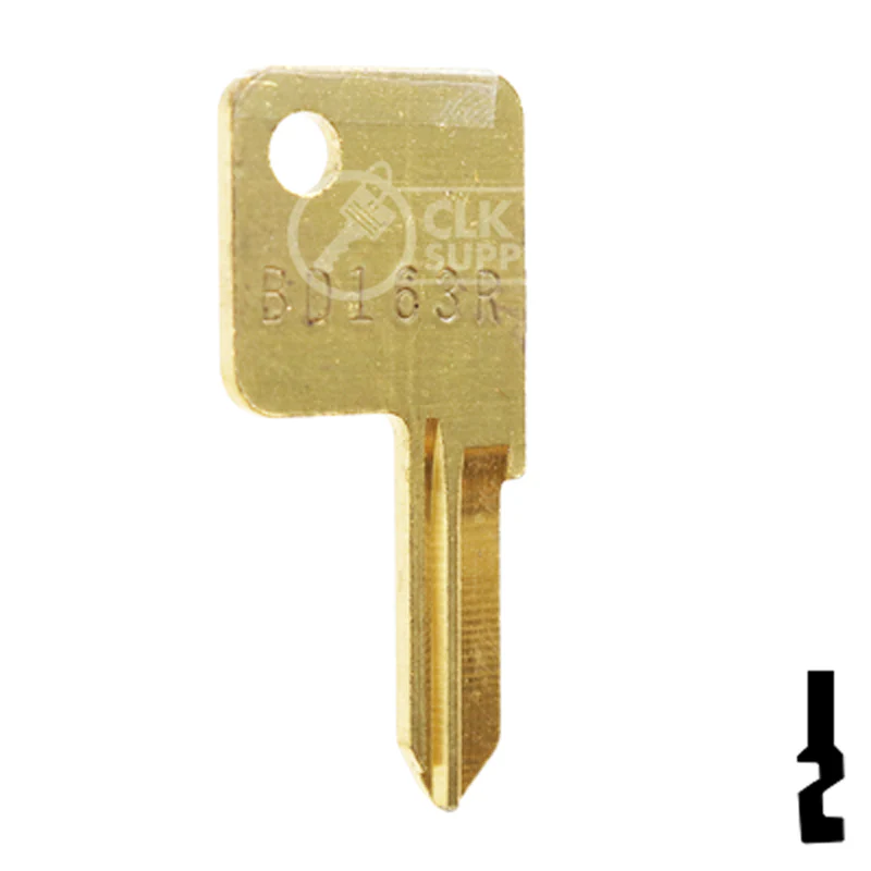 Uncut Key Blank | TriMark | BD163R - Image 3