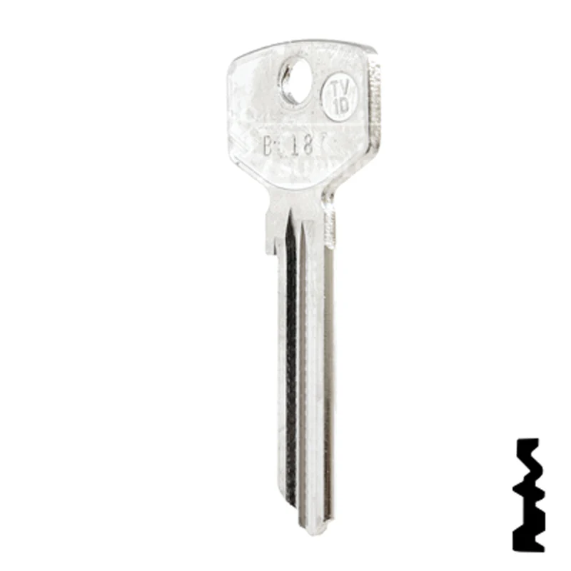 Uncut Key Blank | Trio Ving | BD187 - Image 10
