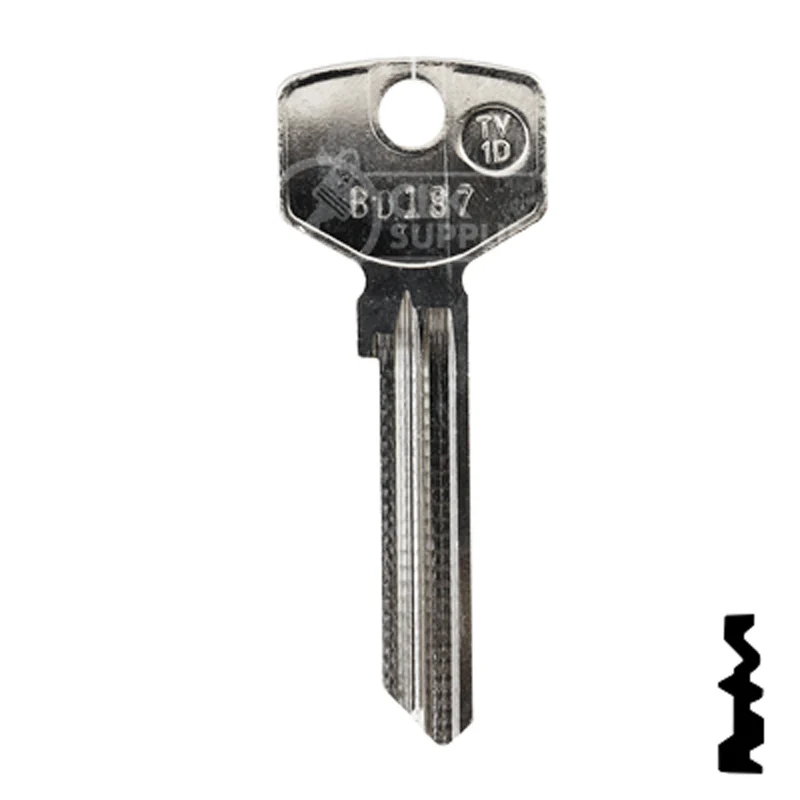 Uncut Key Blank | Trio Ving | BD187 - Image 13