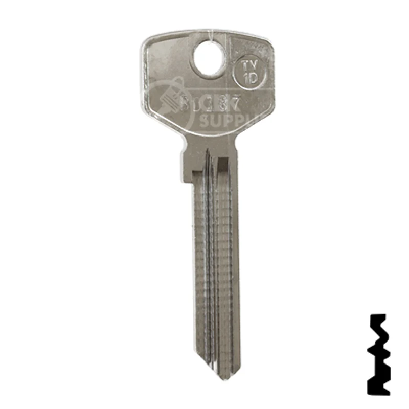 Uncut Key Blank | Trio Ving | BD187 - Image 14