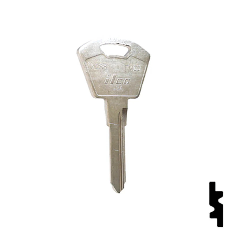 Uncut Key Blank | Triumph Motorcycle | X288, TMC3 - Image 3