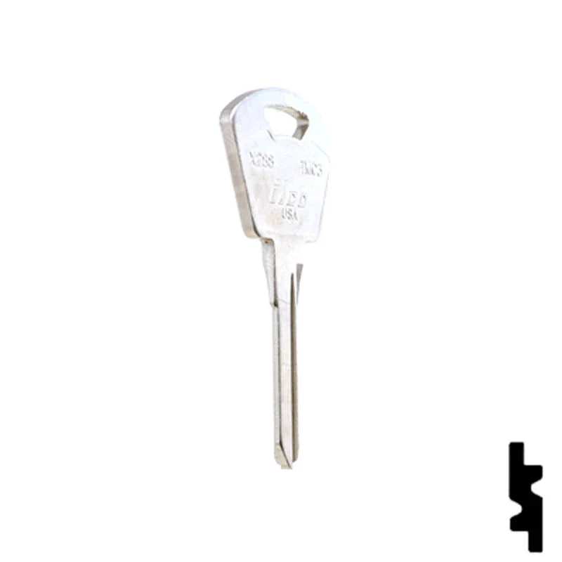 Uncut Key Blank | Triumph Motorcycle | X288, TMC3 - Image 5