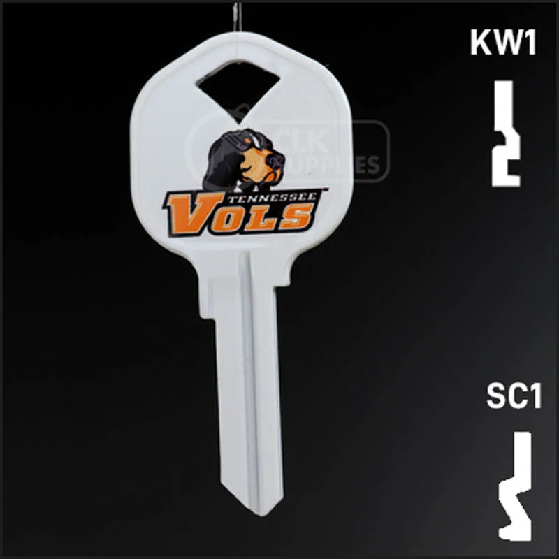 Uncut Key Blank | University of Tennessee | Choose Keyway - Image 12