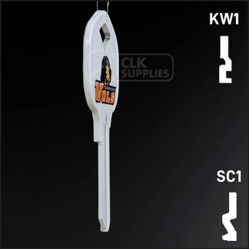 Uncut Key Blank | University of Tennessee | Choose Keyway - Image 18