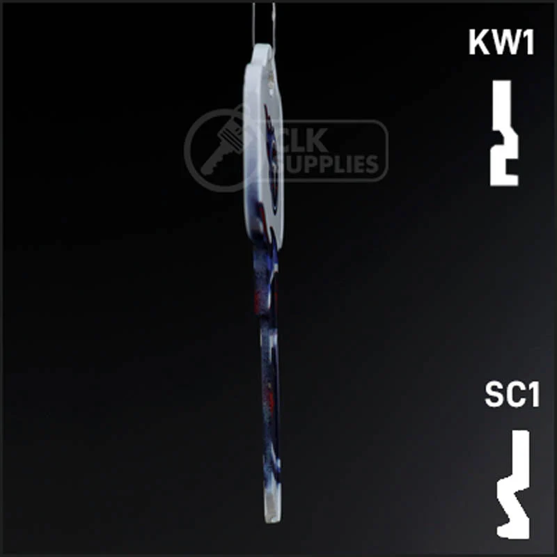Uncut Key Blank | NFL Tennessee Titans | Choose Keyway - Image 19