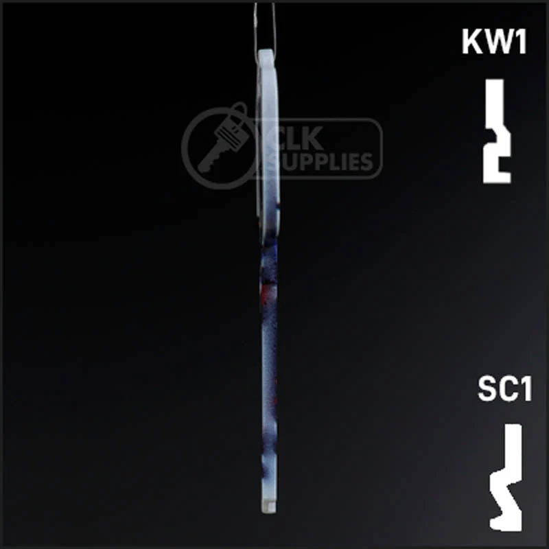 Uncut Key Blank | NFL Tennessee Titans | Choose Keyway - Image 7