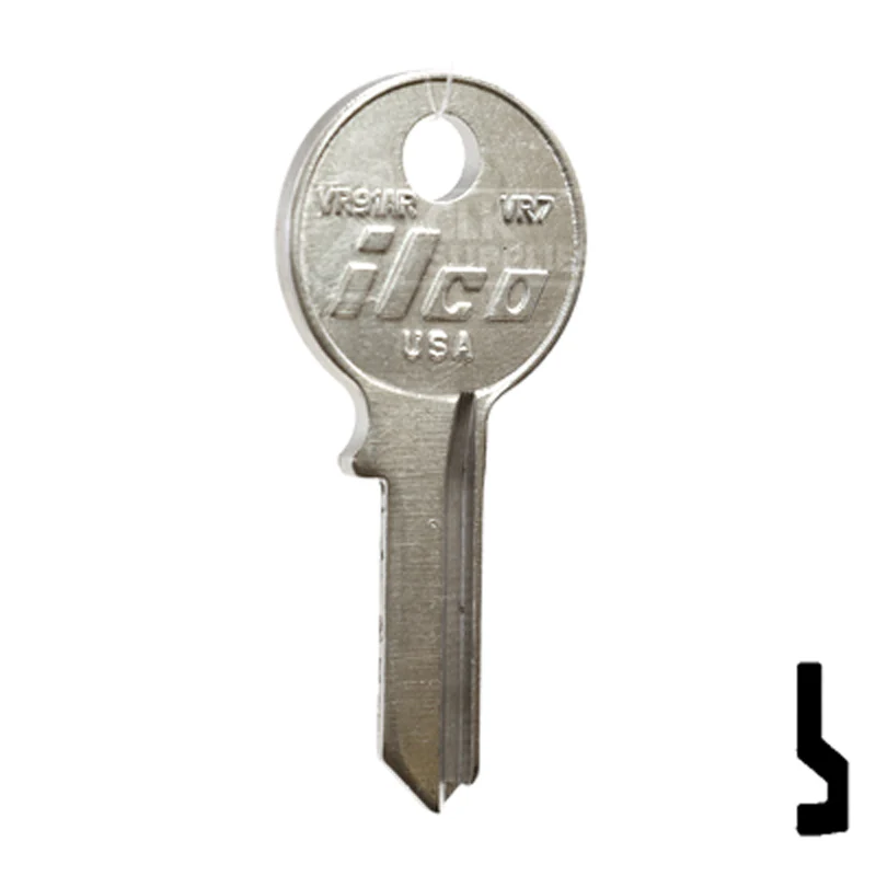 Uncut Key Blank | Viro | VR91AR, VR7 - Image 3
