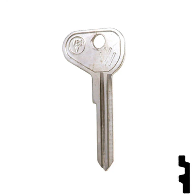 Uncut Key Blank | Volkswagen | VW71A, V29R - Image 24