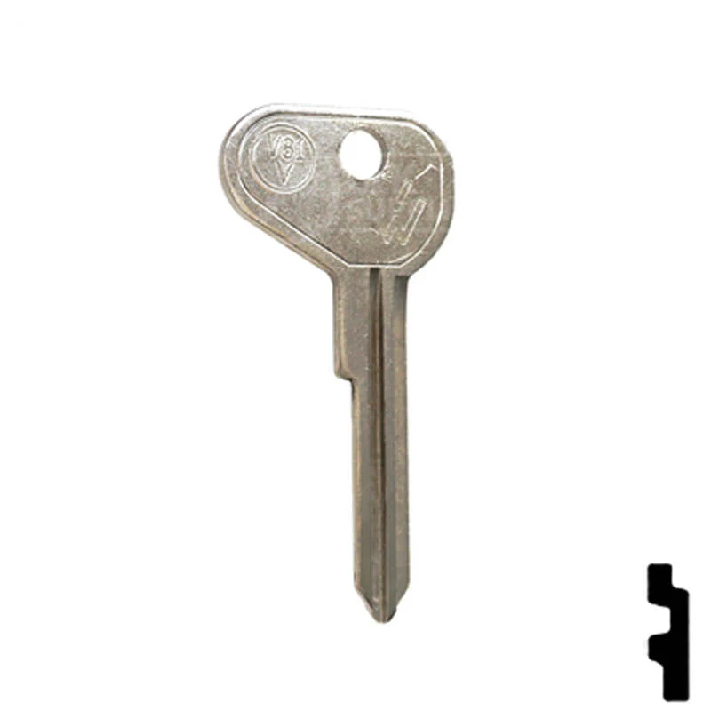 Uncut Key Blank | Volkswagen | VW71A, V29R - Image 3