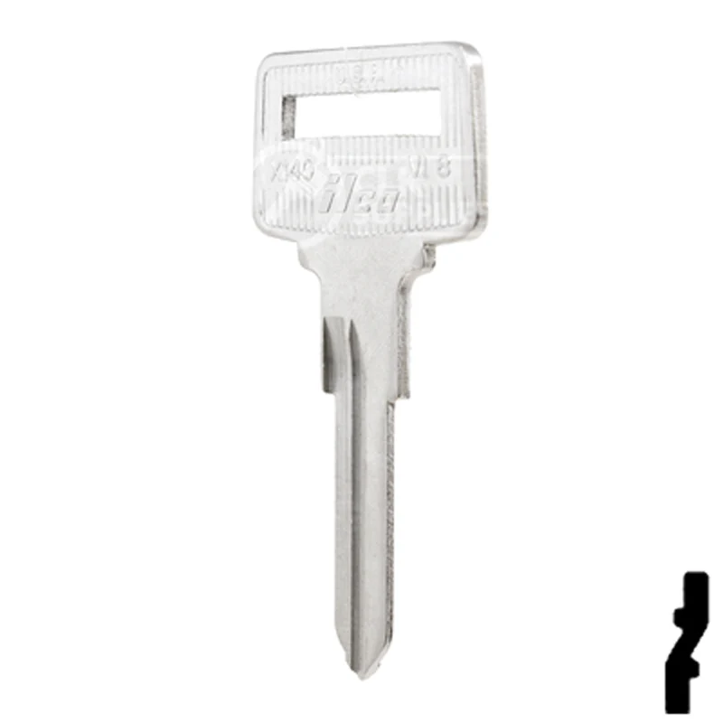 Uncut Key Blank | Volvo | X140, VL8 - Image 22