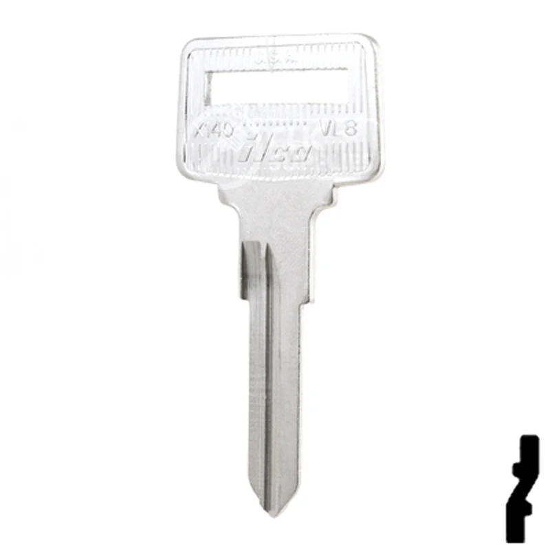 Uncut Key Blank | Volvo | X140, VL8 - Image 23