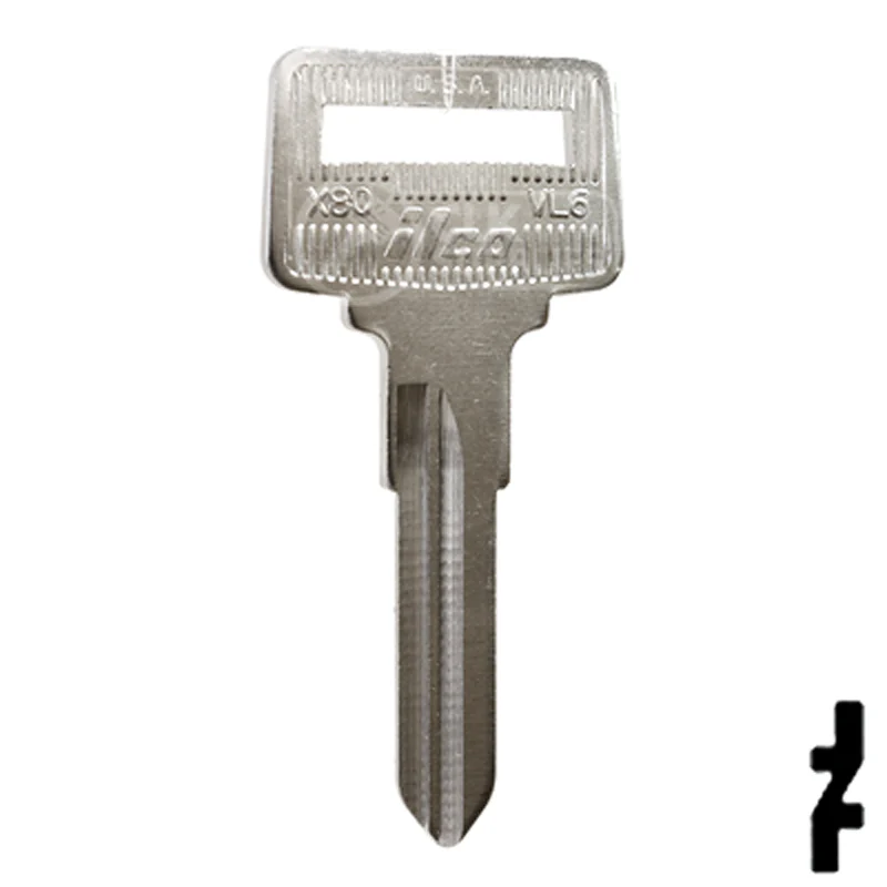 Uncut Key Blank | Volvo | X80, VL6 - Image 3