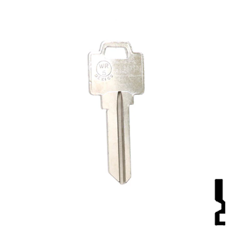 Uncut Key Blank | Weiser | WR5, N1054WB - Image 2