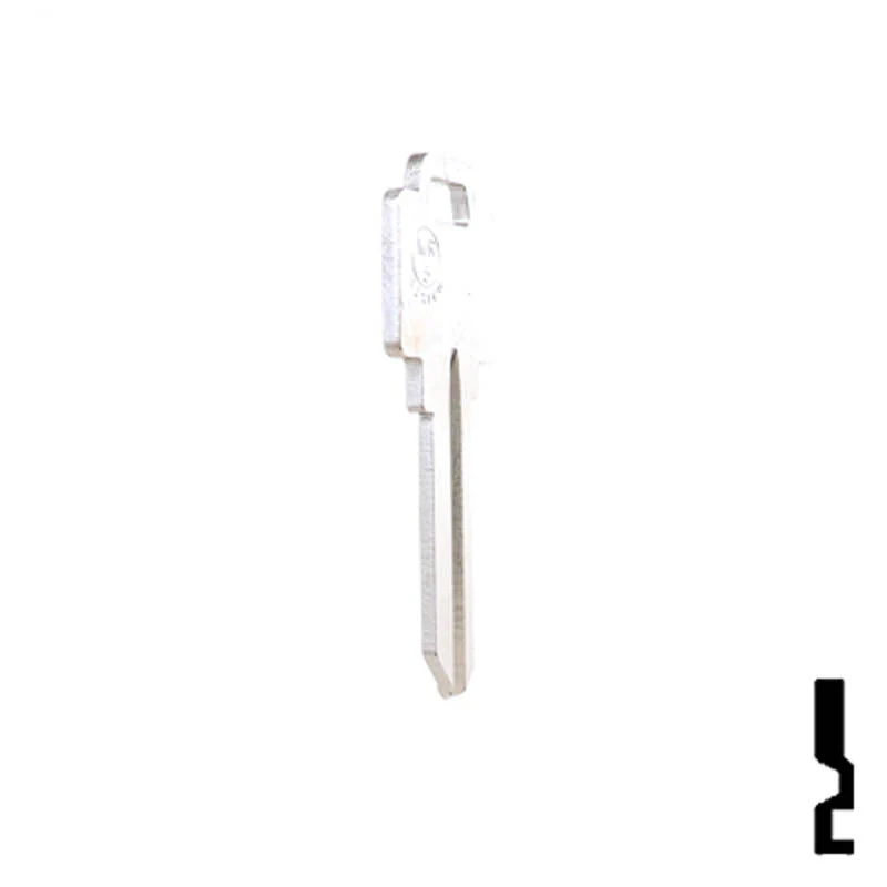 Uncut Key Blank | Weiser | WR5, N1054WB - Image 5