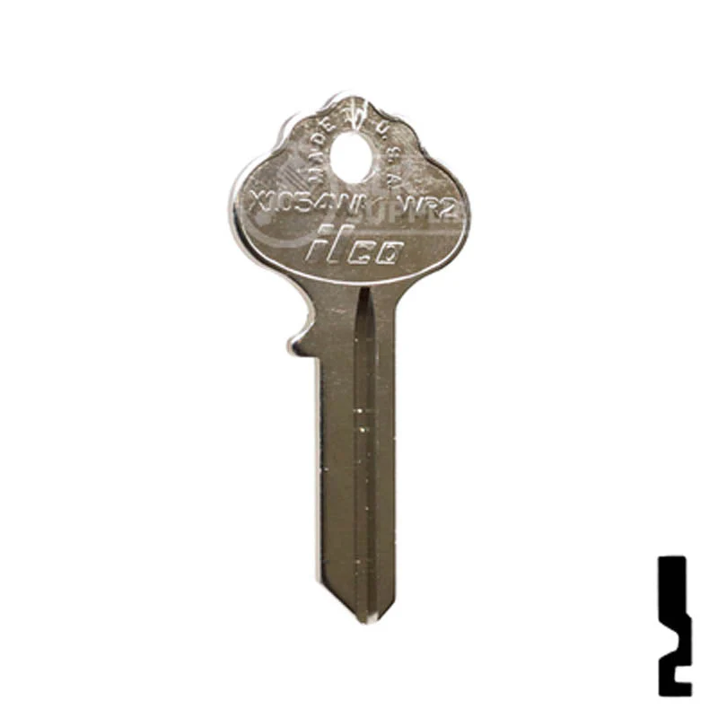 Uncut  Key Blank | Weiser | X1054WA, WR2 - Image 2