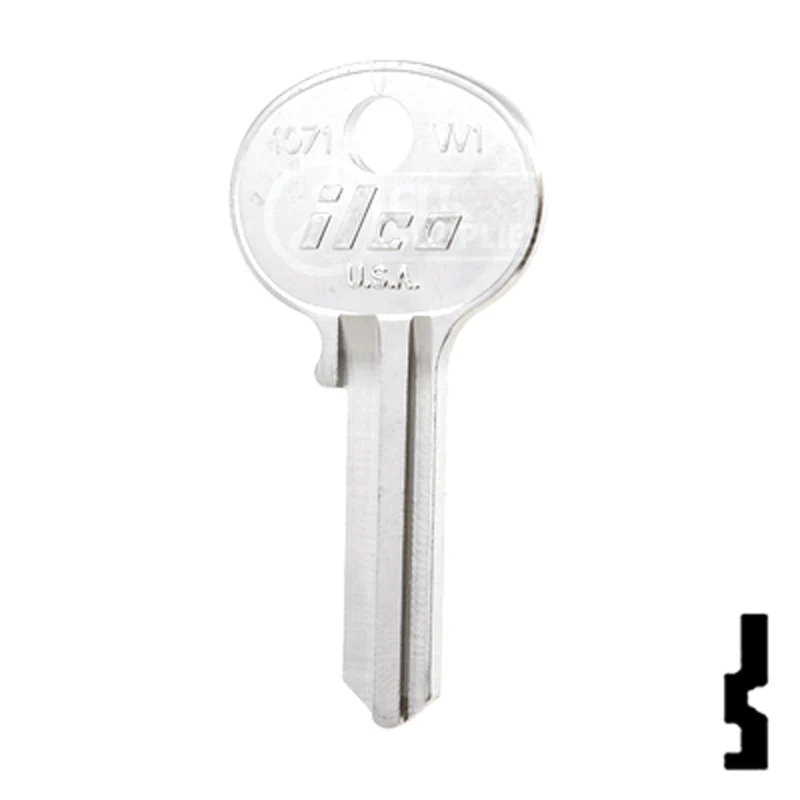 Uncut  Key Blank | Wilson Bohannon | 1071, W1 - Image 23