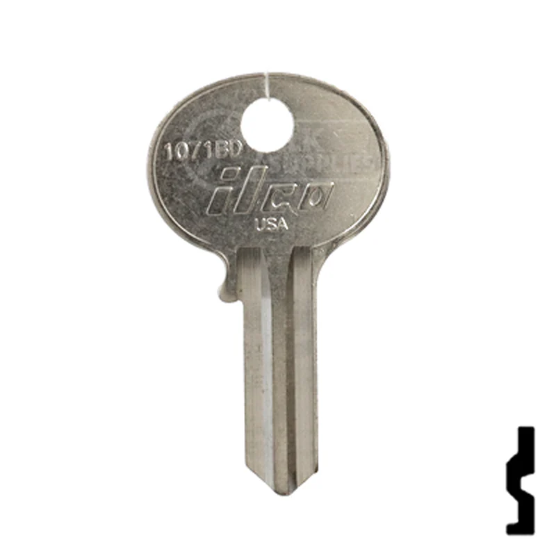Uncut Key Blank | Wilson Bohannon | 1071BD - Image 2