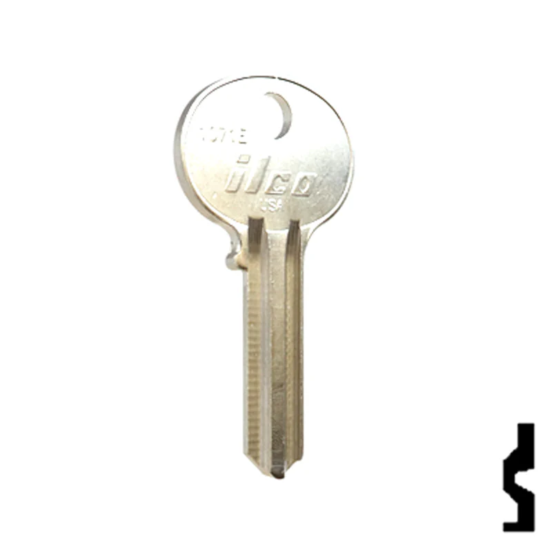 Uncut Key Blank | Wilson Bohannon | 1071E - Image 4
