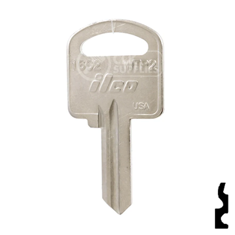 Uncut Key Blank | Wright | 1662, WTP2 - Image 24