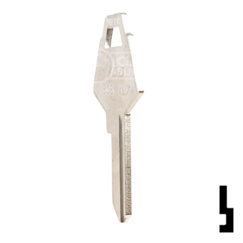 Uncut Key Blank | XL Lock | 1180S, XL7 - Image 21