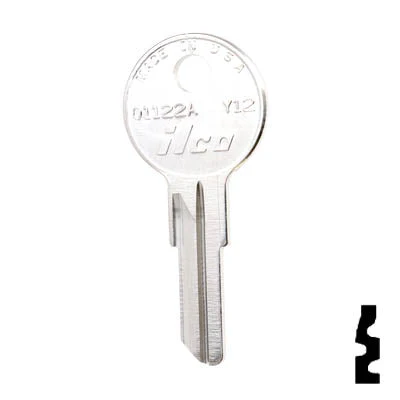 Uncut  Key Blank | Yale | 01122A, Y12 - Image 24