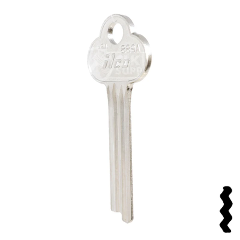 Uncut Key Blank | Yale | 889A - Image 22