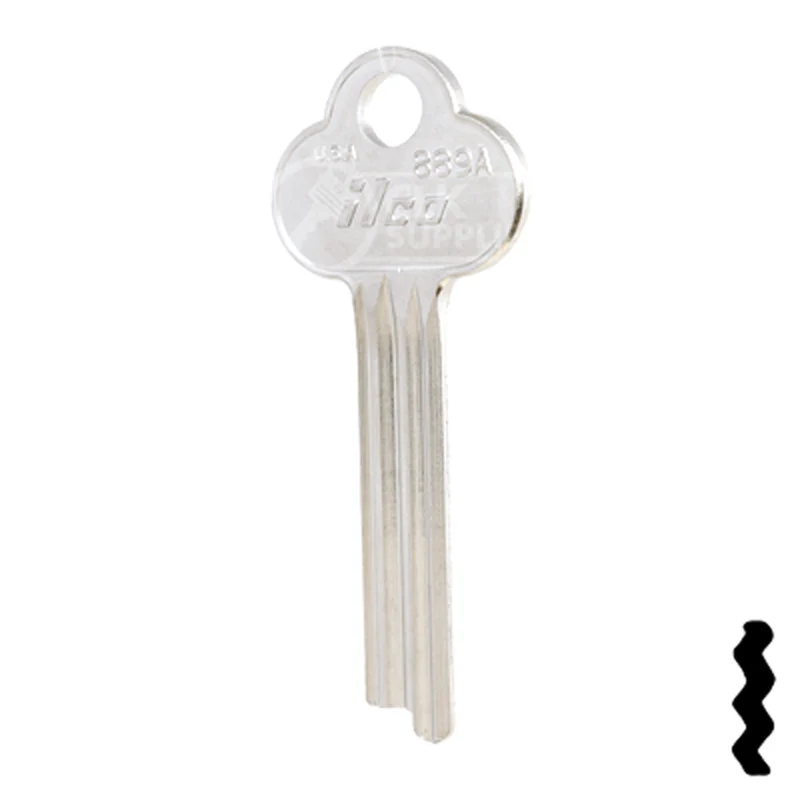 Uncut Key Blank | Yale | 889A - Image 23