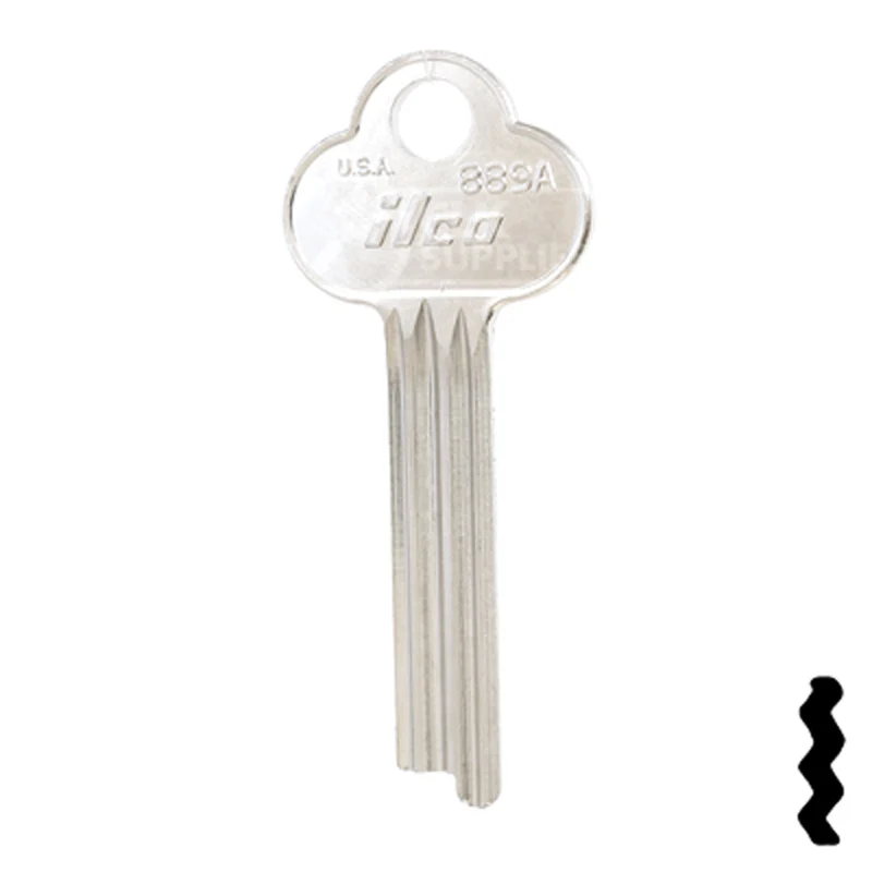 Uncut Key Blank | Yale | 889A - Image 24