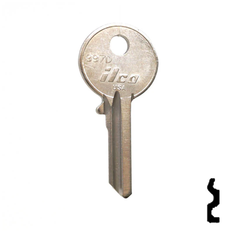 Uncut Key Blank | Yale | 997D - Image 2