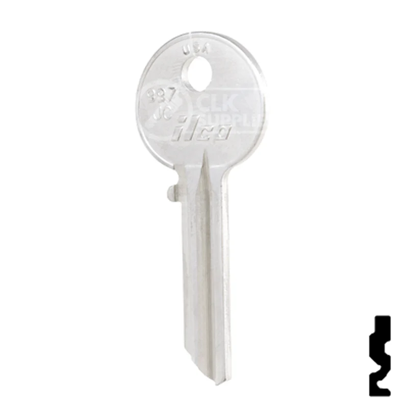 Uncut Key Blank | Yale | 997JC - Image 23