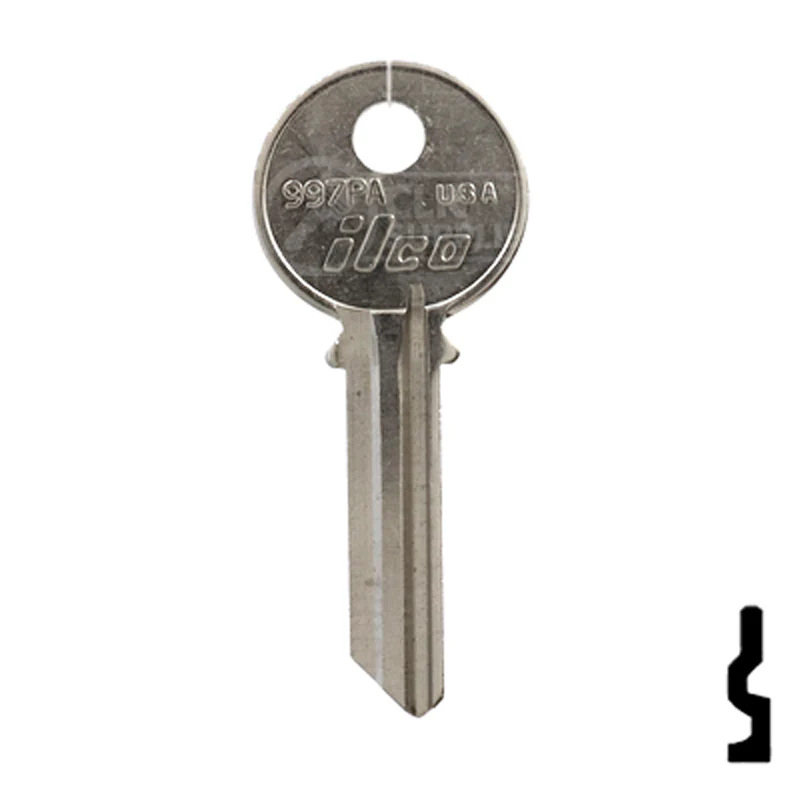 Uncut Key Blank | Yale | 997PA