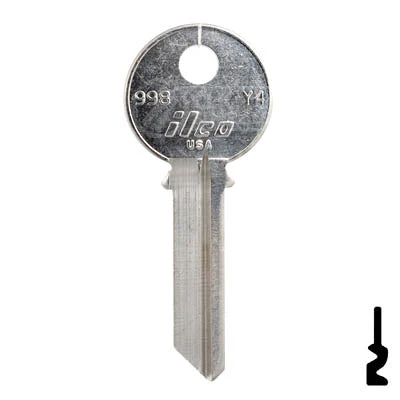 Uncut  Key Blank | Yale | 998, Y4 - Image 2
