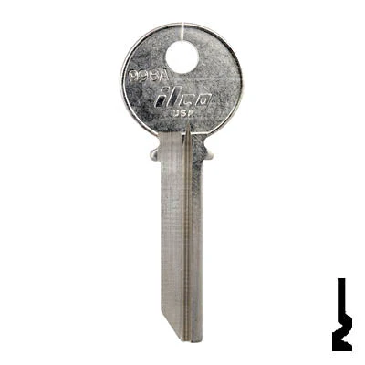 Uncut Key Blank | Yale | 998A - Image 2