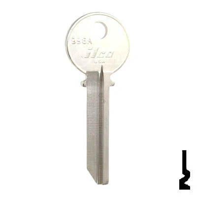 Uncut Key Blank | Yale | 998A - Image 3