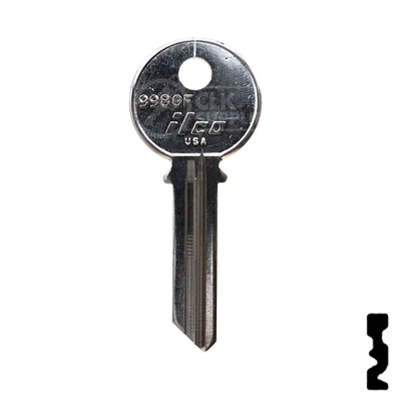Uncut Key Blank | Yale | 998GF