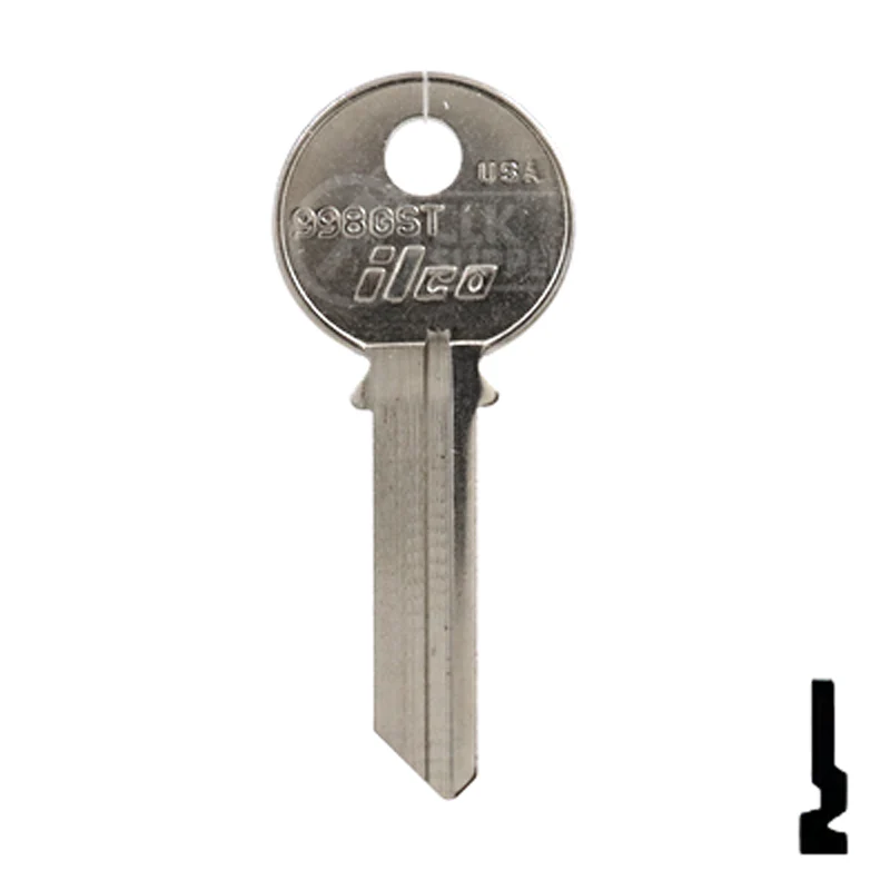 Uncut Key Blank | Yale | 998GST