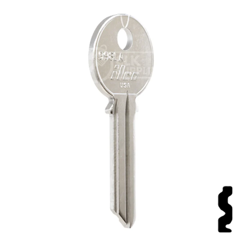 Uncut Key Blank | Yale | 998LA - Image 5