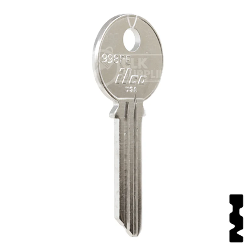 Uncut Key Blank | Yale | 998PE - Image 4