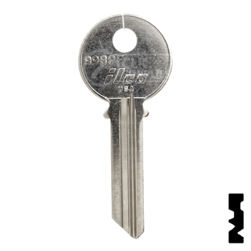 Uncut Key Blank | Yale | 998PF