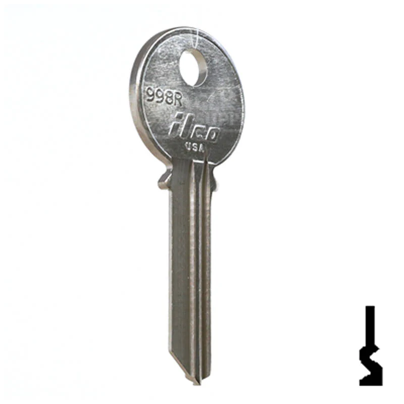 Uncut Key Blank | Yale | 998R - Image 4