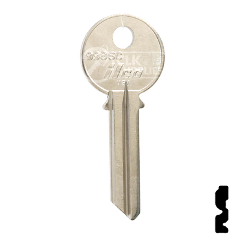 Uncut Key Blank | Yale | 998SC - Image 2
