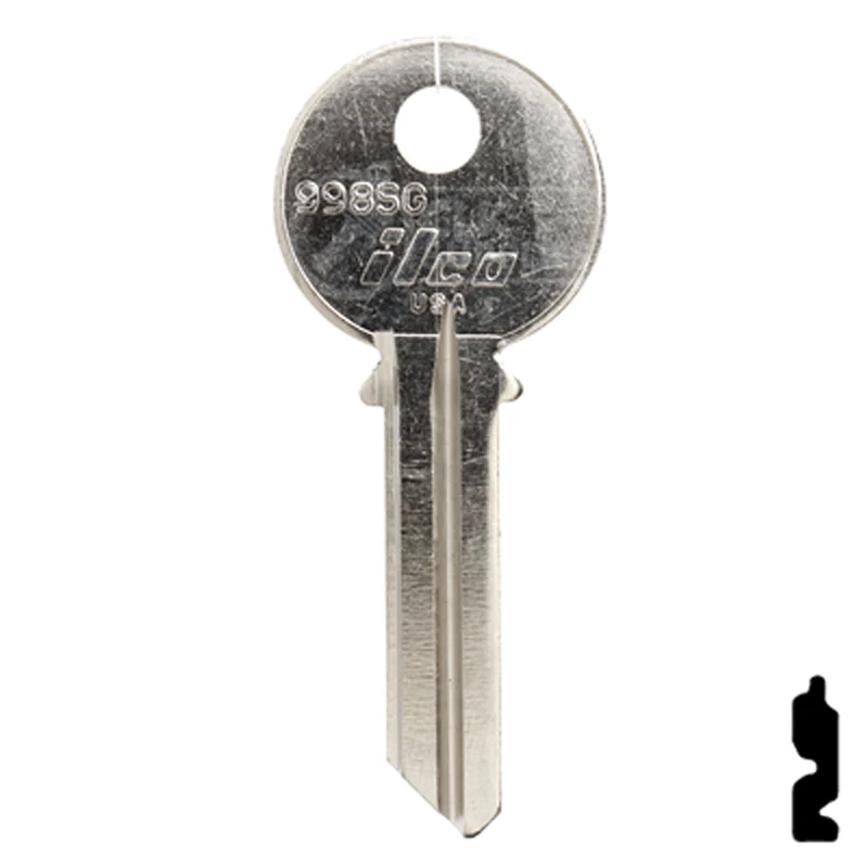 Uncut Key Blank | Yale | 998SG