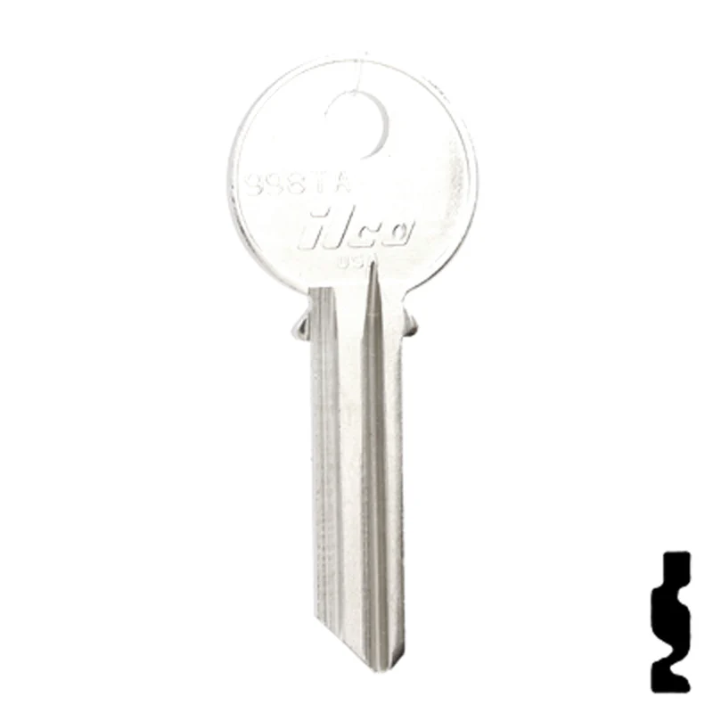 Uncut Key Blank | Yale | 998TA - Image 2
