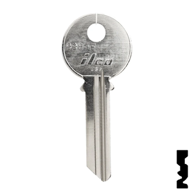 Uncut Key Blank | Yale | 998TF - Image 2